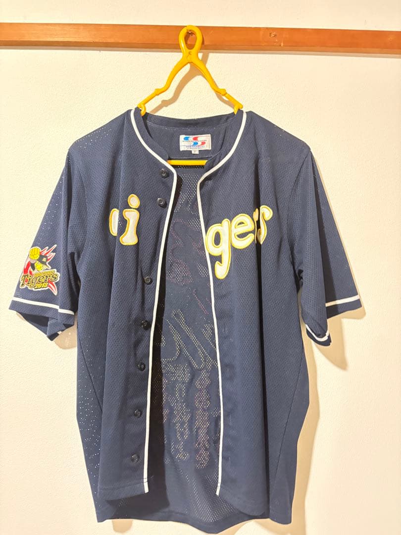 美品Tigers ユニフォーム　刺繍ワッペン多数　甲子園　桧山選手　フリーサイズ
