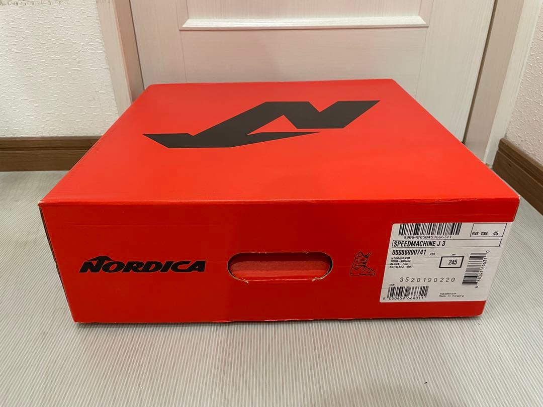 NORDICA ジュニア　スキーブーツ　24.5 ブラック/レッド