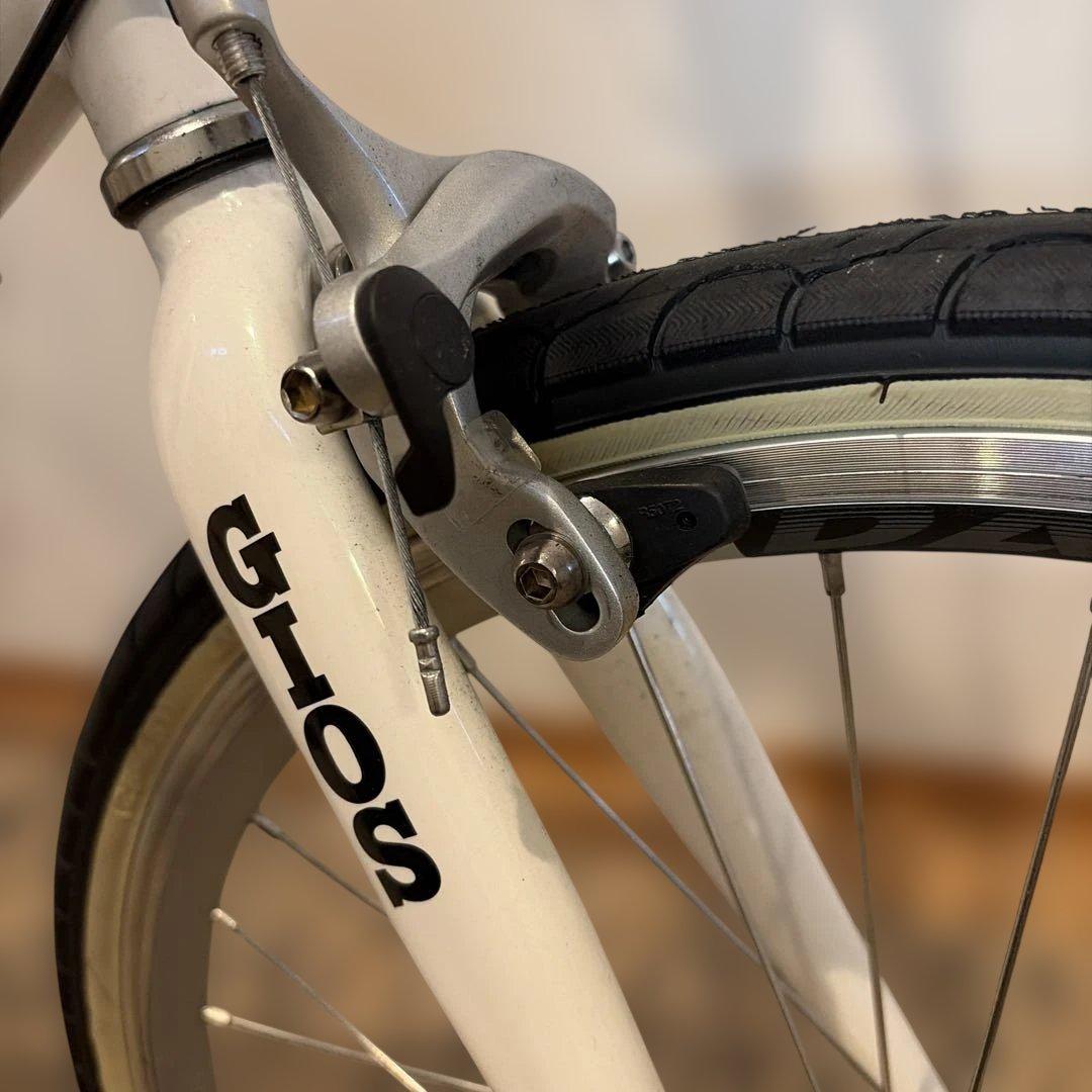 6000円引　GIOS MIGNON ホワイト ミニベロ　510 手渡し