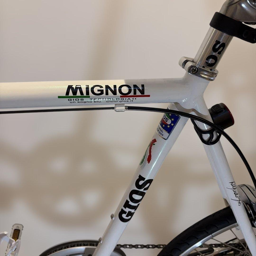 6000円引　GIOS MIGNON ホワイト ミニベロ　510 手渡し