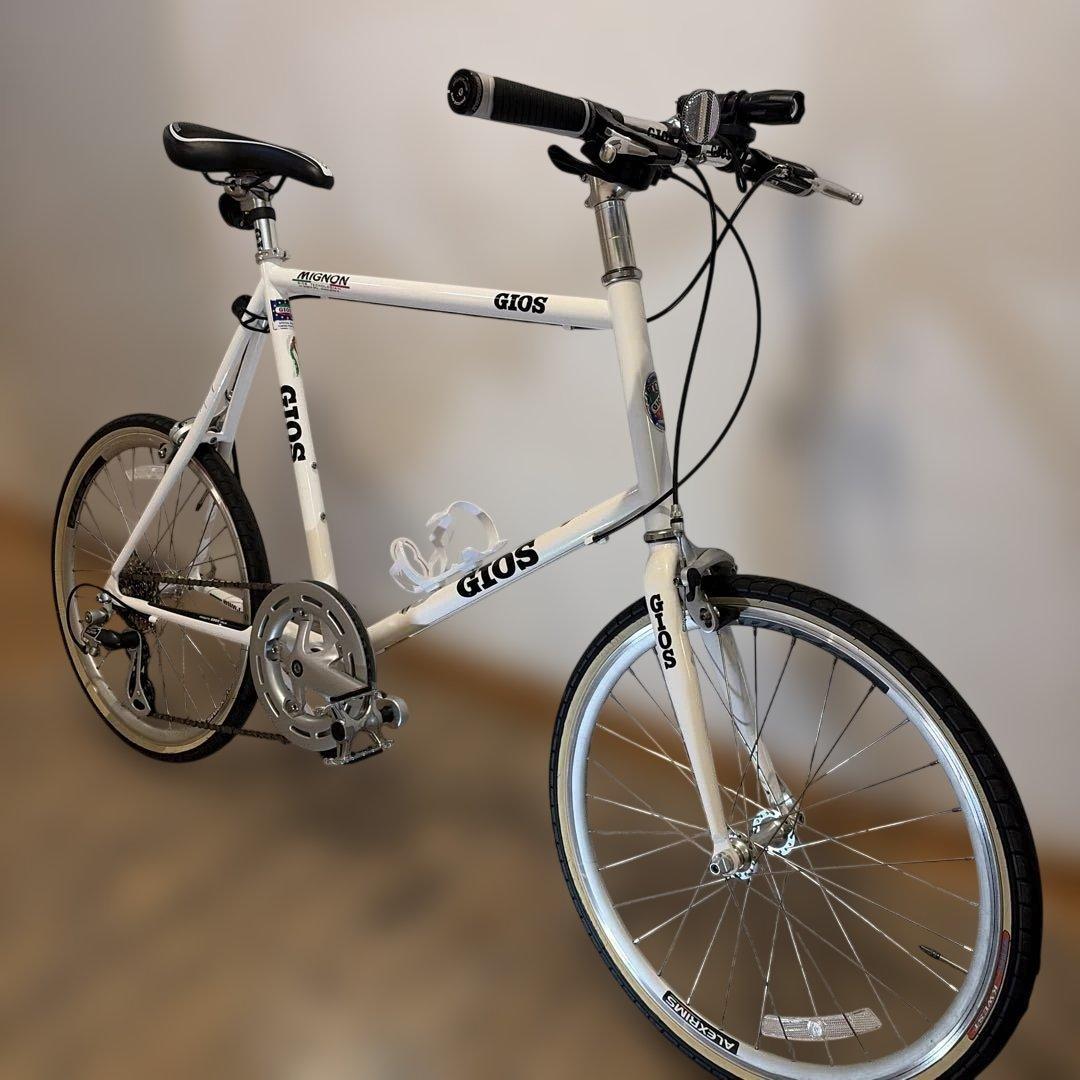 6000円引　GIOS MIGNON ホワイト ミニベロ　510 手渡し