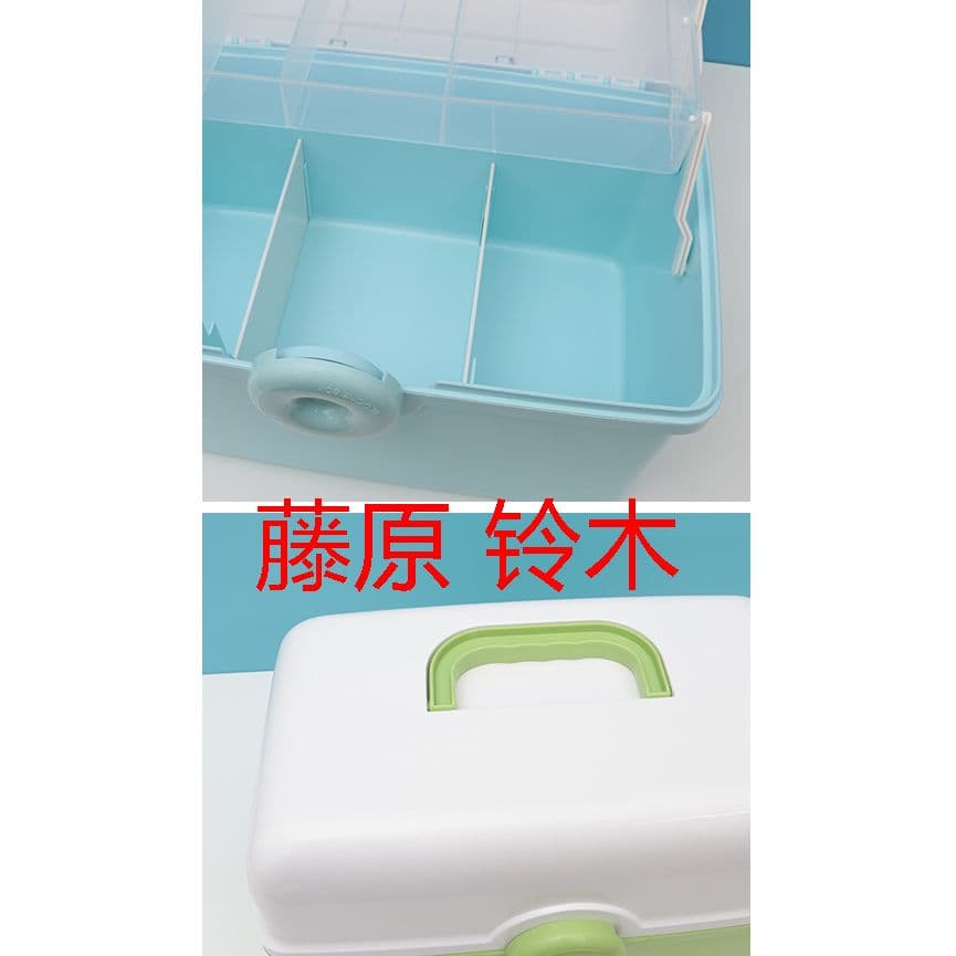 救急箱 薬箱 収納箱 ツールボックス 応急ボックス 多機能収納ケース 携帯 E