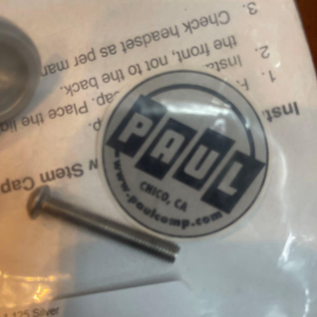 新品！Paul Component Stem Cap Light Mount