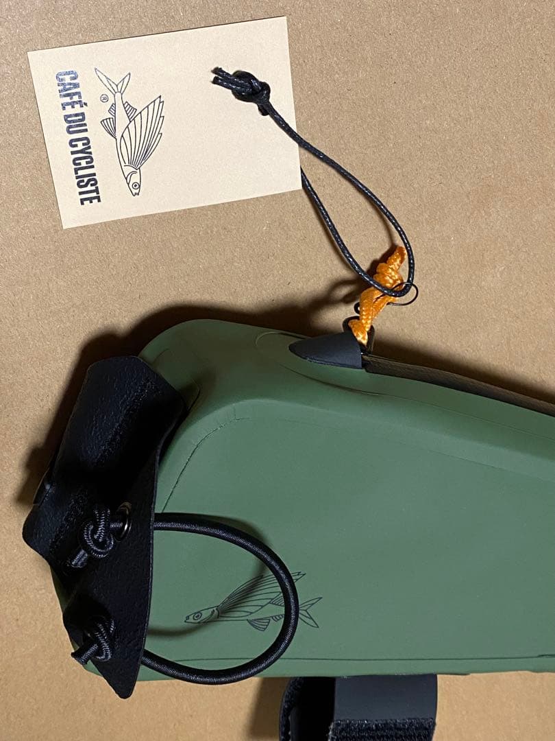 CAFÉ DU CYCLISTE トップチューブバッグ1.5L オリーブグリーン