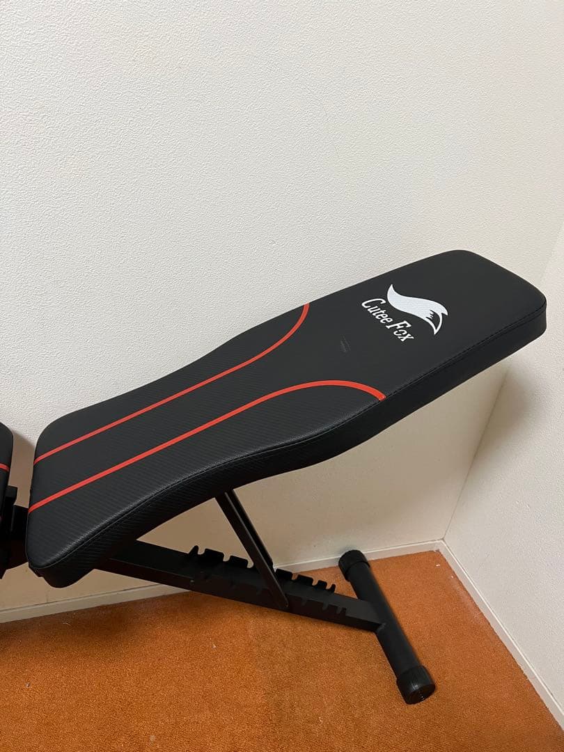 サスケ 未使用近い CuteeFox トレーニングベンチ 黒