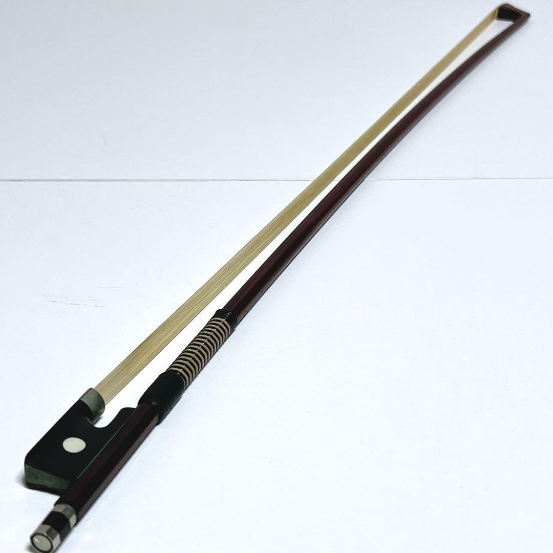 【高級】archet★バイオリン弓 1/4サイズ　　PE1003 張り替え不用