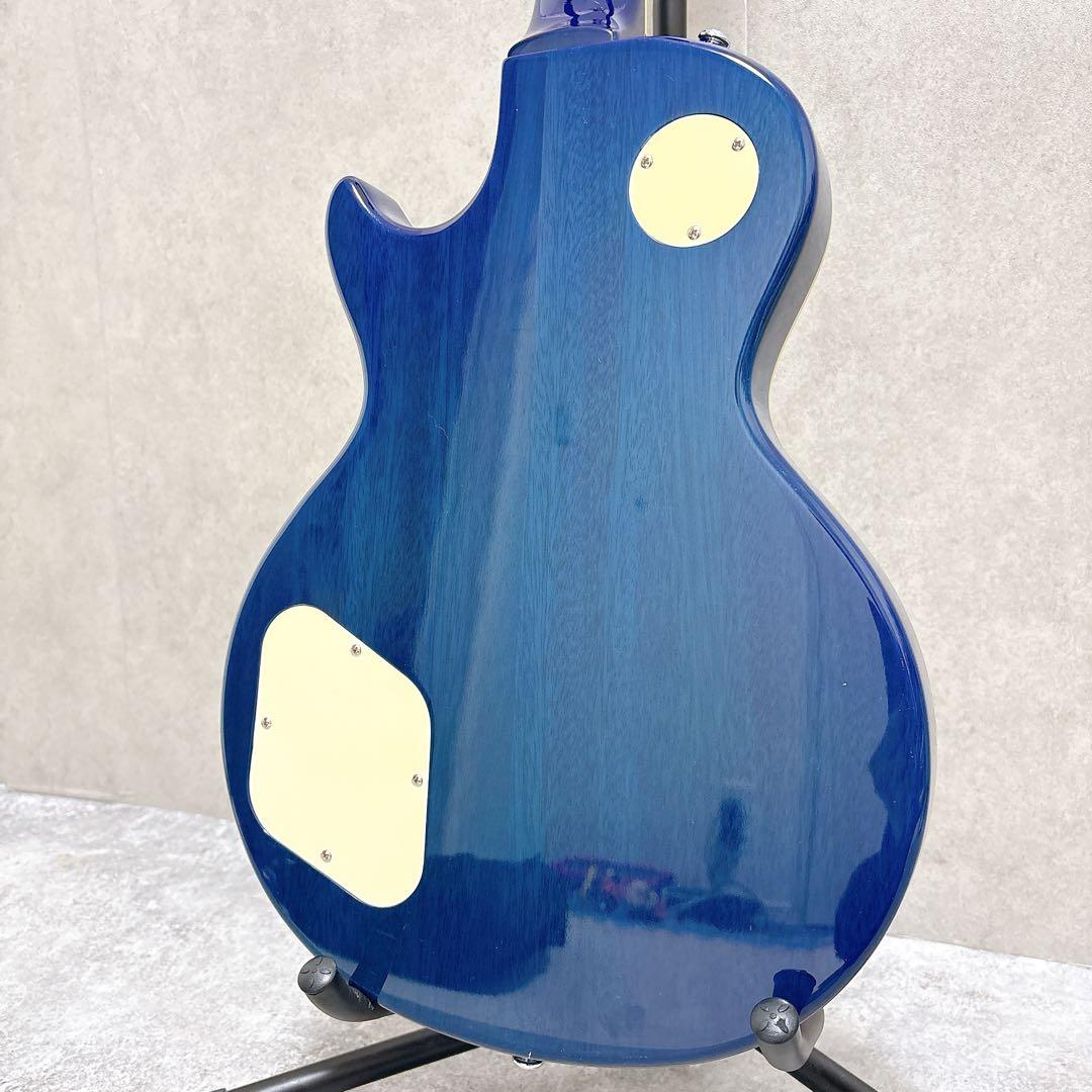 グラスルーツ ESP レスポール フレイムメイプル 虎杢目 青 ブルー ギター