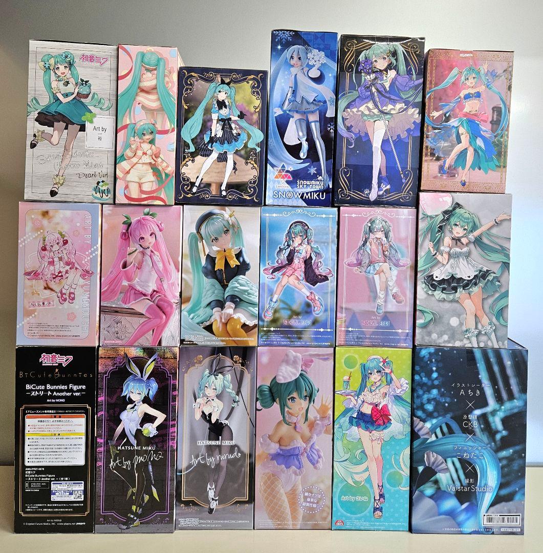 【未開封】初音ミク プライズ フィギュア 18点セット 大量 まとめ売り