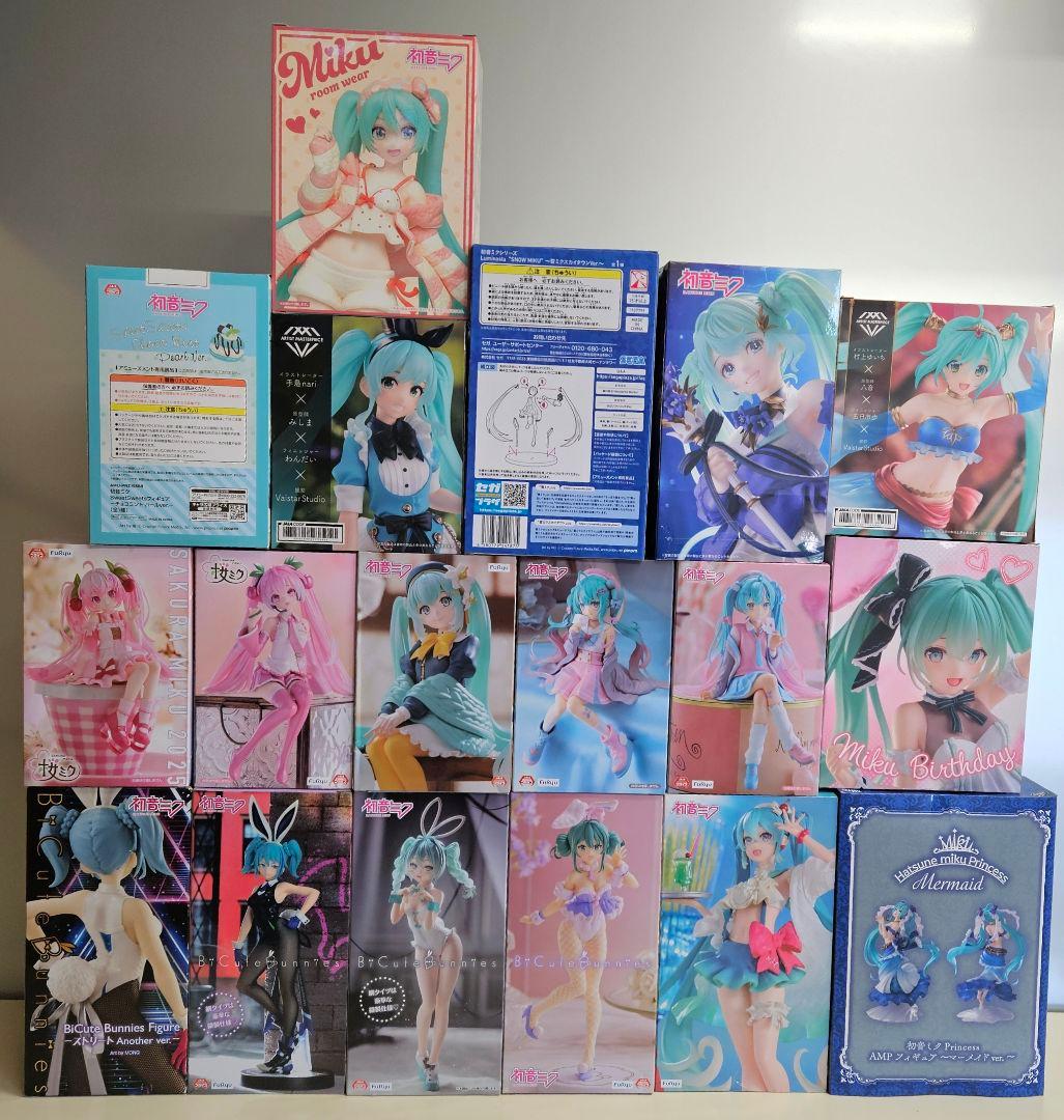 【未開封】初音ミク プライズ フィギュア 18点セット 大量 まとめ売り