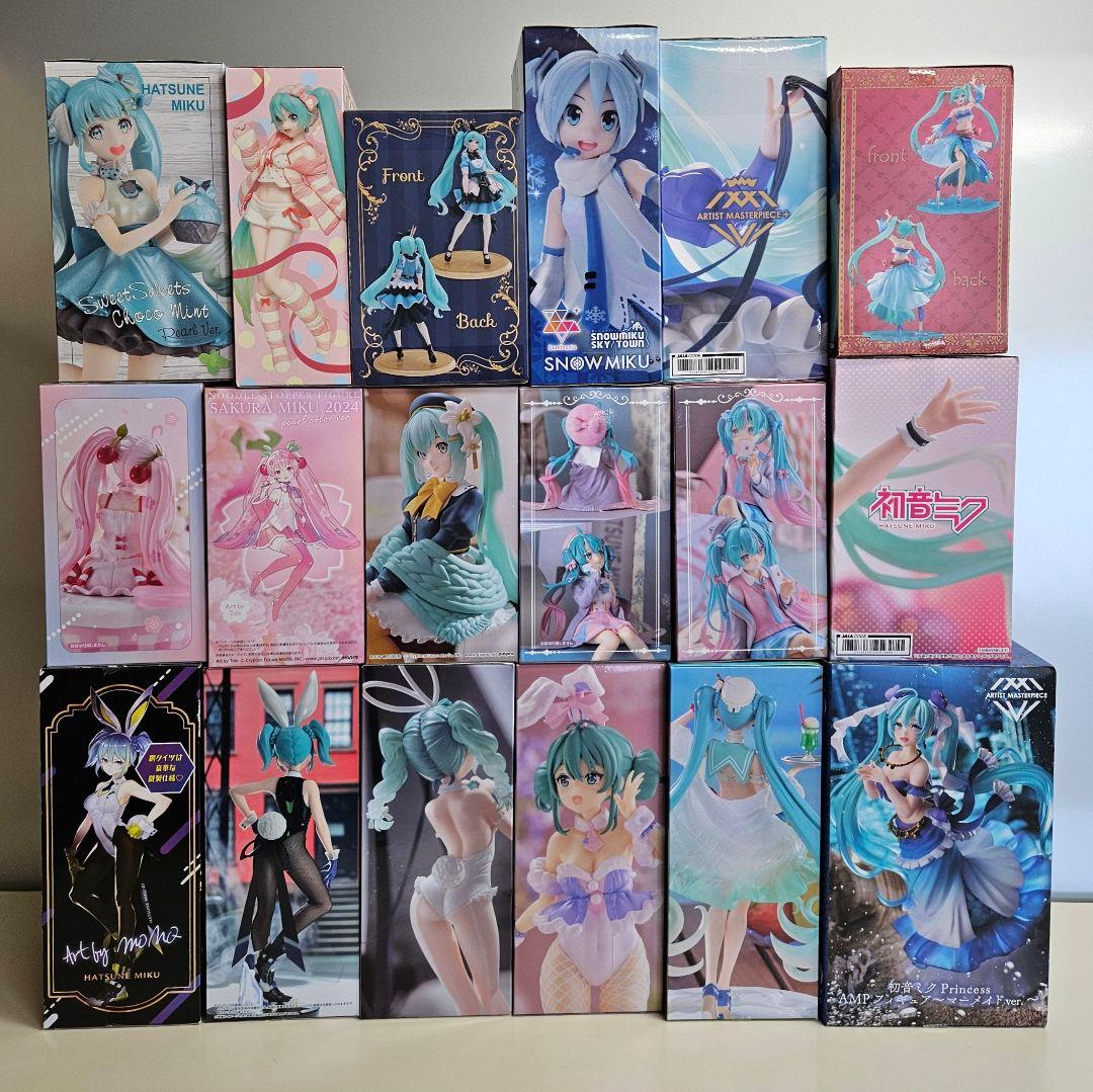【未開封】初音ミク プライズ フィギュア 18点セット 大量 まとめ売り
