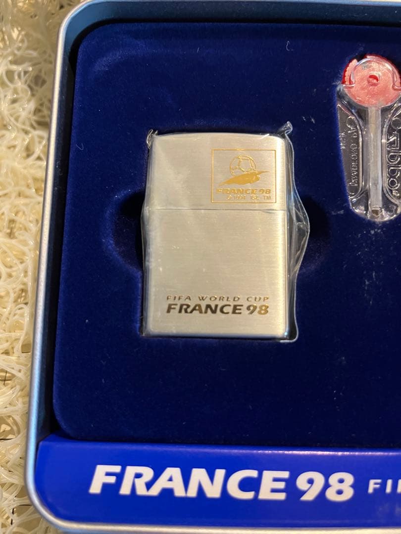 記念グッズ FRANCE 98 FIFA WORLD CUP zippo No.2290