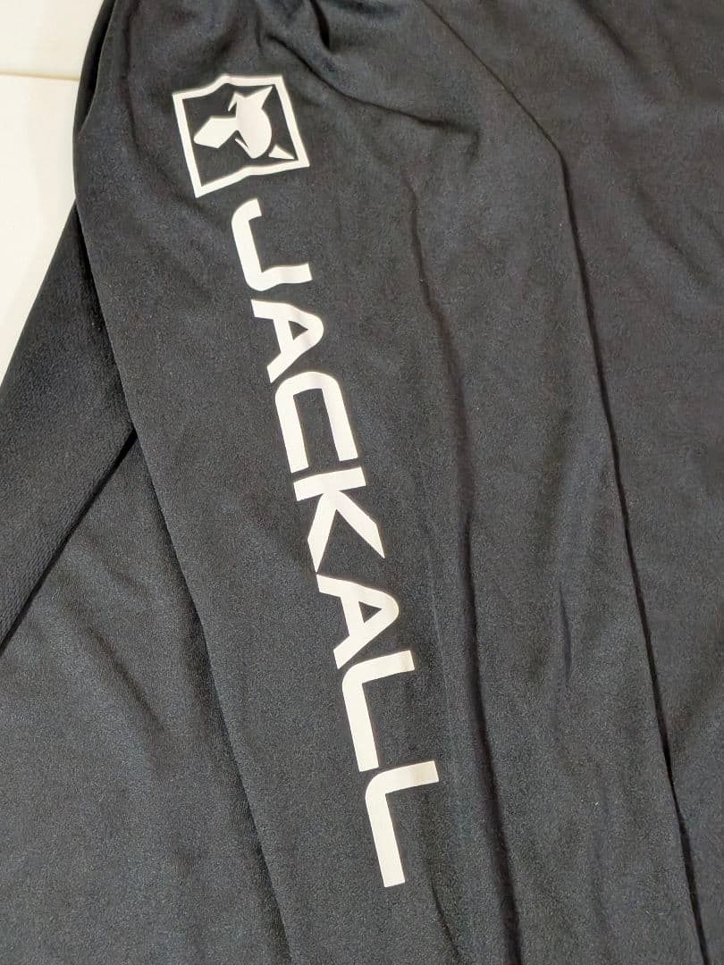 新品 JACKALL ジャッカル　釣り ドライライトフーディー　M ブラック　黒