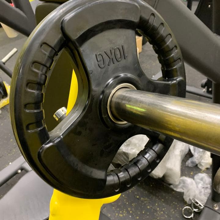 50mm ラバープレート　10kg 5kg 2.5kg 1.25kg 各2枚