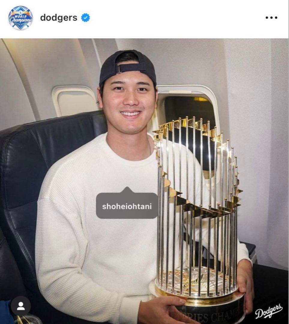 MLBワールドシリーズ優勝記念 FOCO大谷翔平ボブルヘッド　限定モデル
