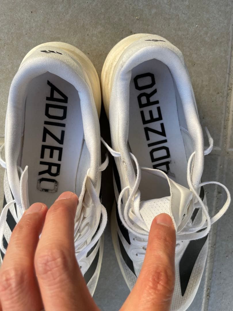 adidas adizero evo SL 28cm ホワイト
