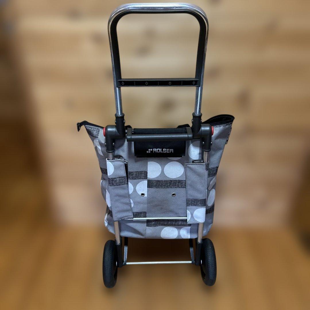 【大容量】ROLSER ショッピングカート キャリーカート 買い物 チェック柄