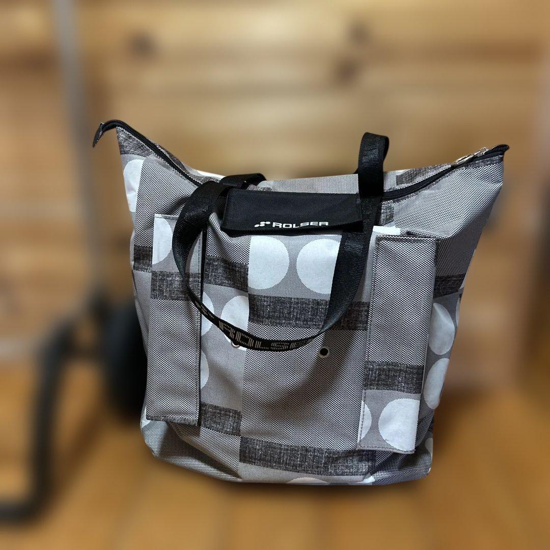 【大容量】ROLSER ショッピングカート キャリーカート 買い物 チェック柄