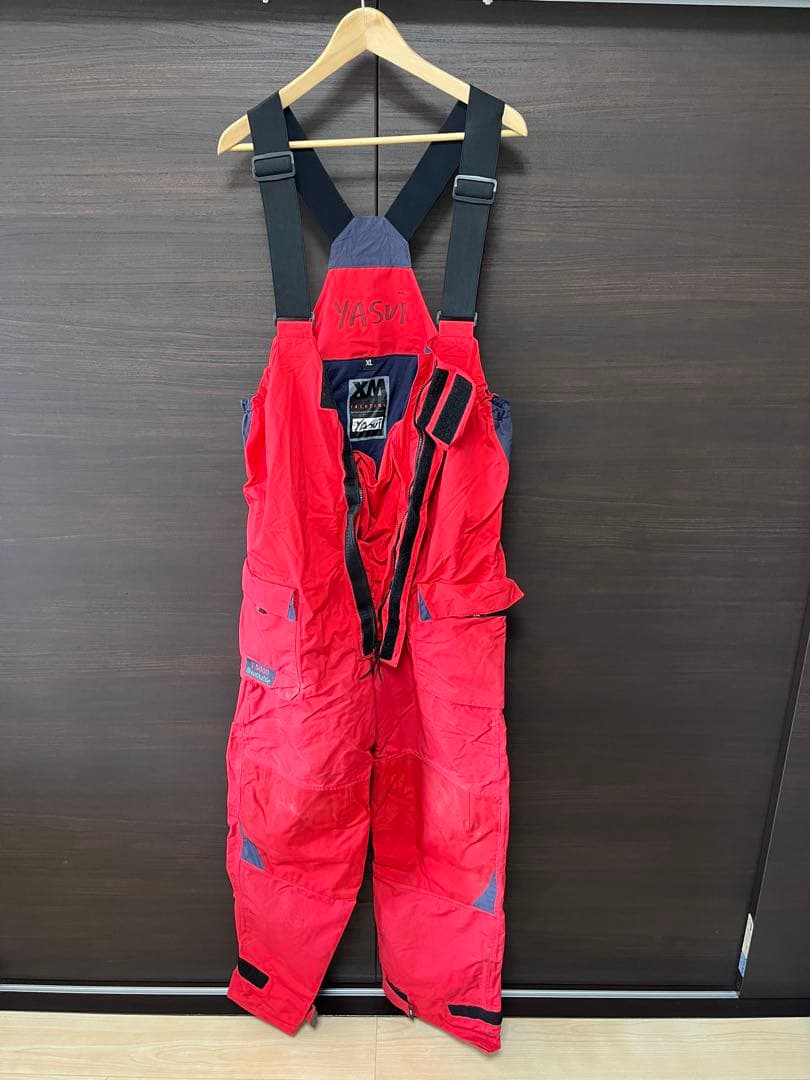 XM Yachting 防水ジャケット と　パンツ　レッド　信頼の本場イギリス製