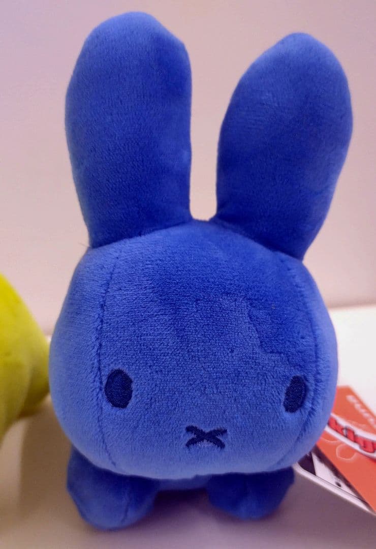 ミッフィー miffy ぬいぐるみ SS ブルー イエロー セット うさぎ 希少