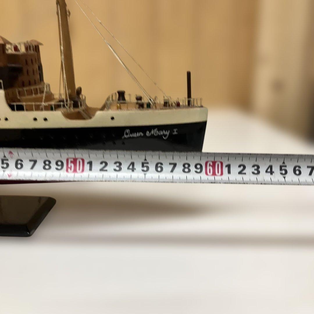 ESH033豪華客船「クイーン・メリー号」木製完成品模型