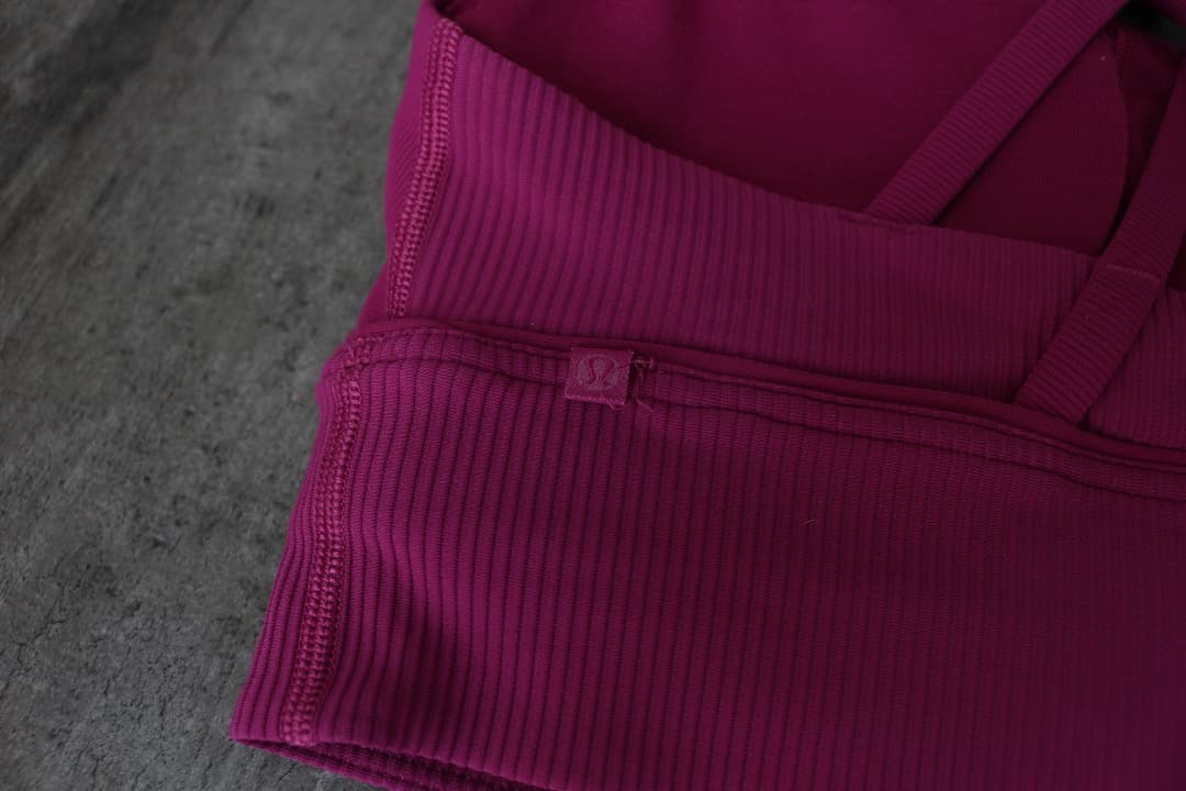 lululemon ルルレモン エナジーブラロングライン サイズ4 ピンク