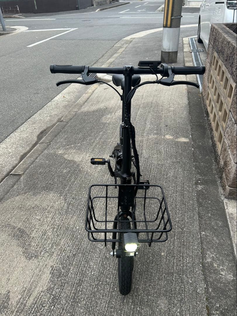 ほぼ新品RICH BIT CITY アシスト　ブラック電動自転車　ナンバー不要
