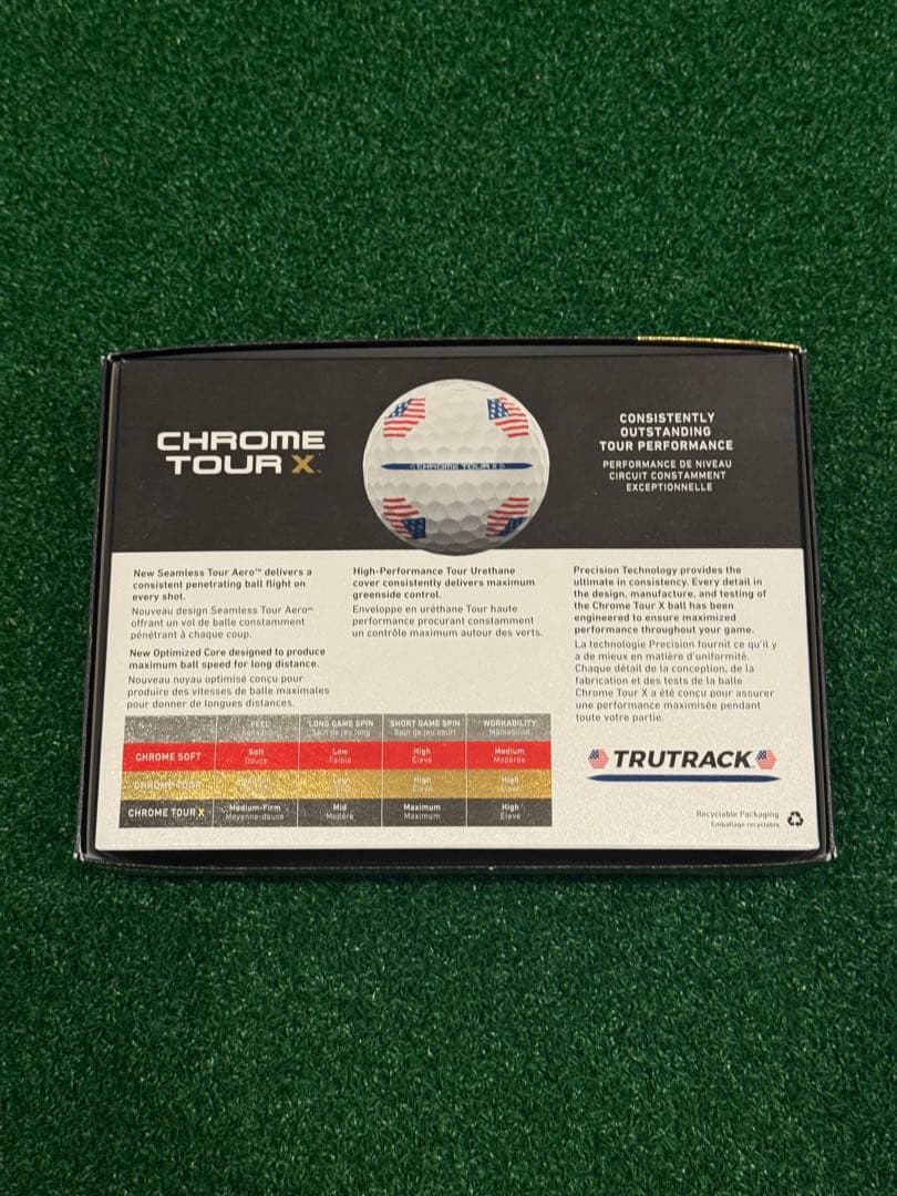 Callaway クロムツアーＸ　USA トゥルートラック 白 ゴルフボール