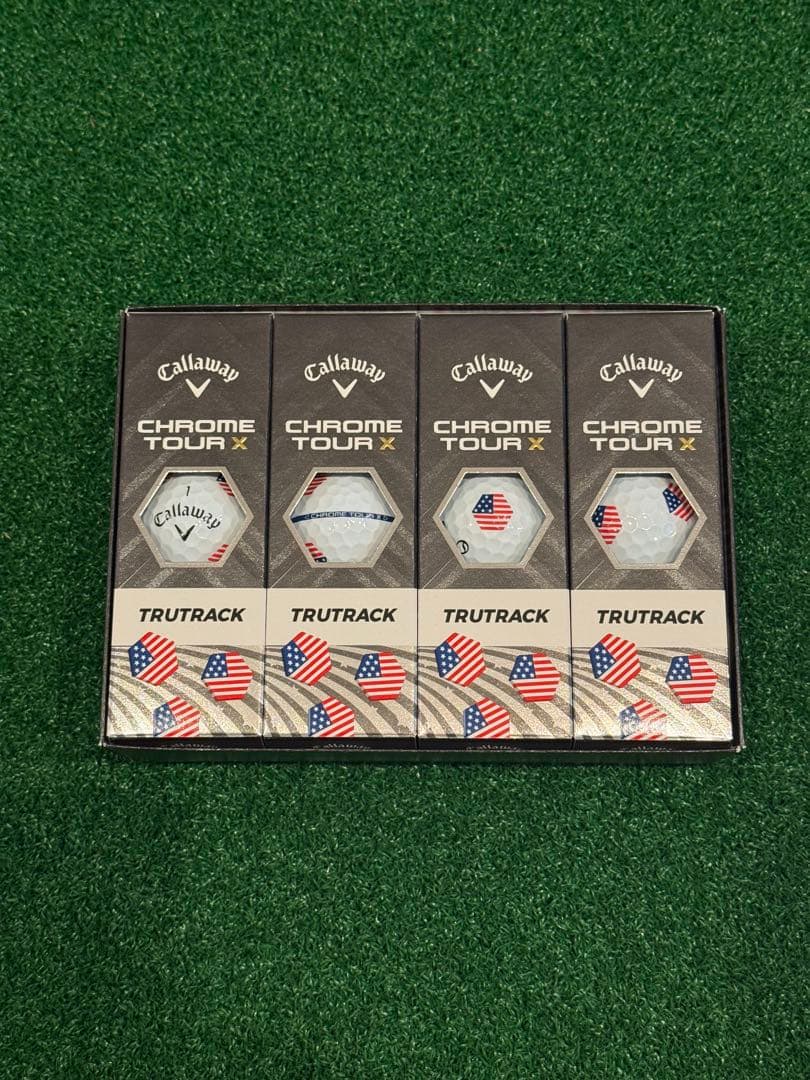 Callaway クロムツアーＸ　USA トゥルートラック 白 ゴルフボール