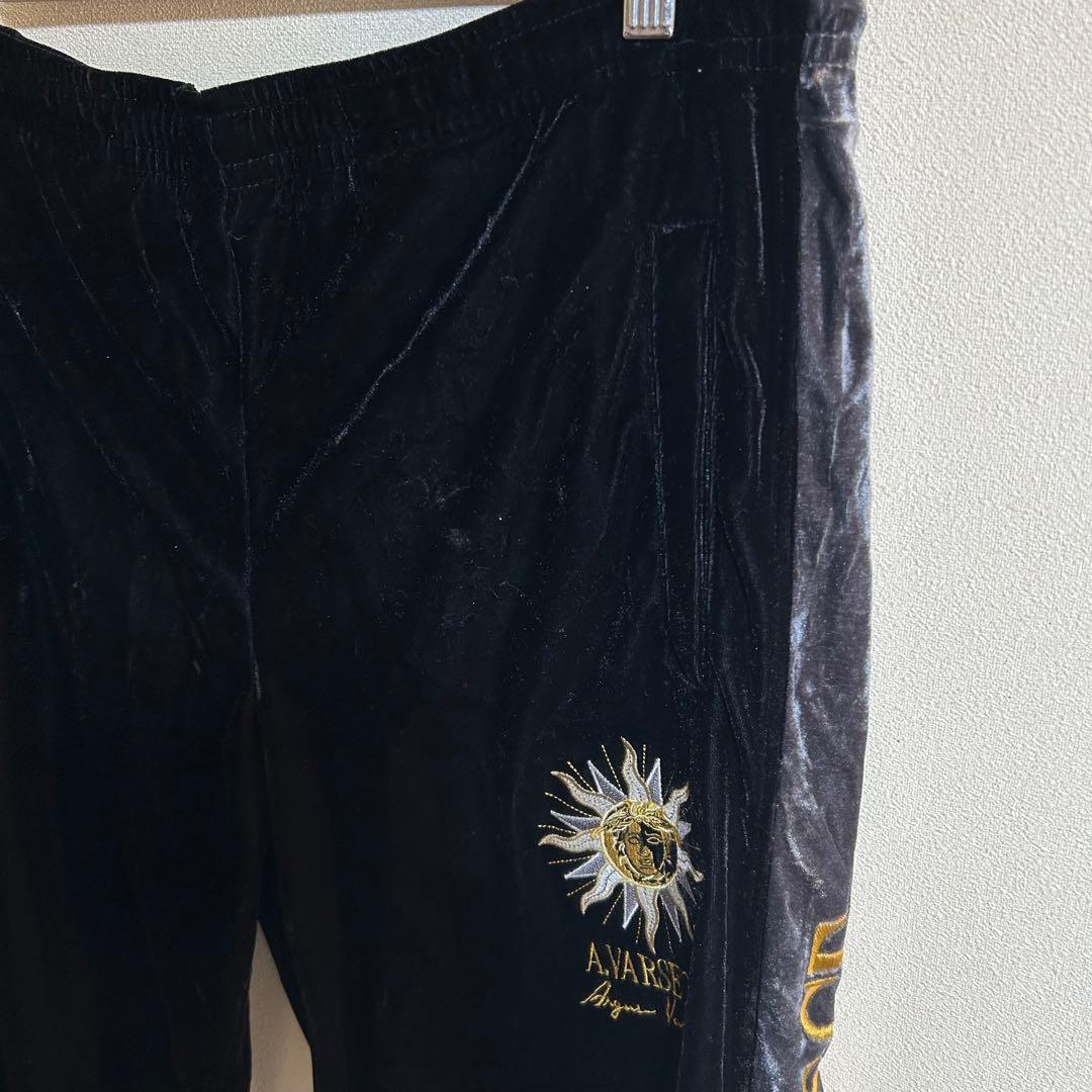 VERSACE ヴェルサーチ ベロア　セットアップ　パーカー　パンツ