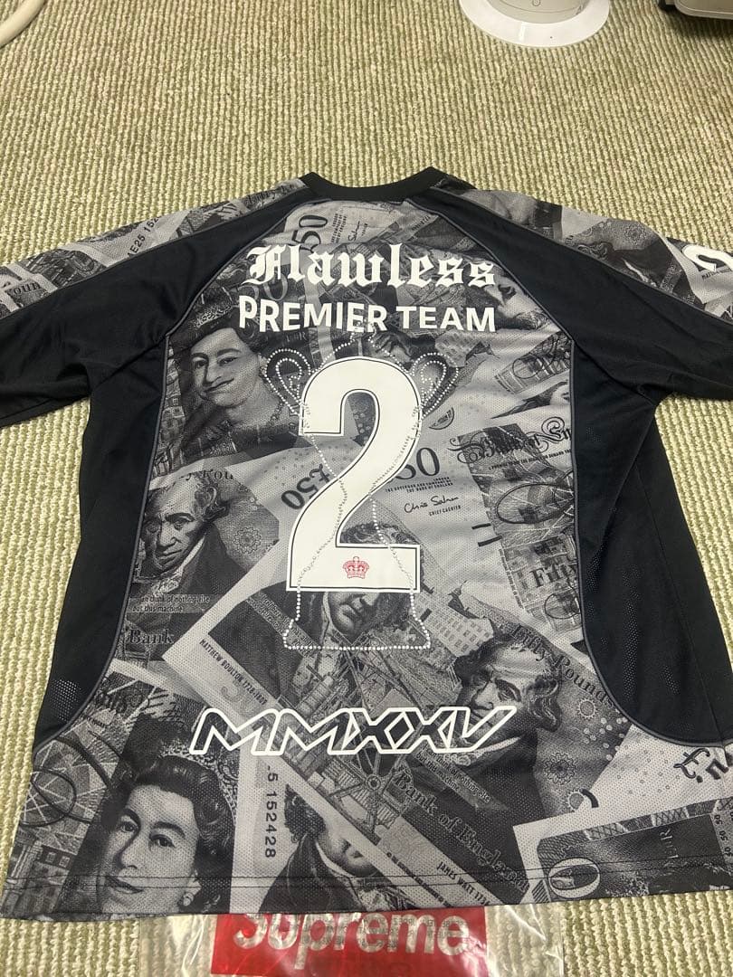 ウェア Supreme Pounds Soccer Jersey \"Black\"
