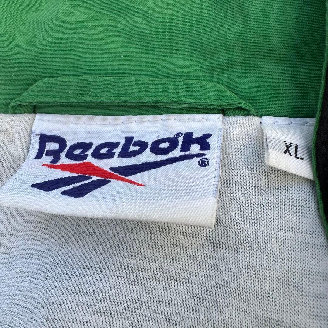 90s 希少 Reebok ボルシアMG トラックジャケット 刺繍ロゴ 古着