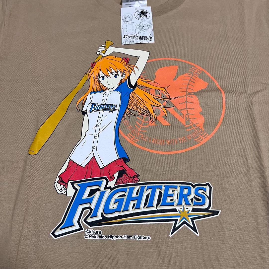 新品　エヴァンゲリオン　日本ハムファイターズ　　コラボＴシャツ アスカ　野球
