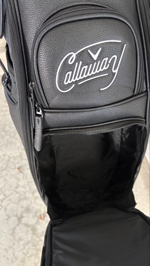 Callaway Elyte クラブハウス　コラボゴルフバッグ 黒白