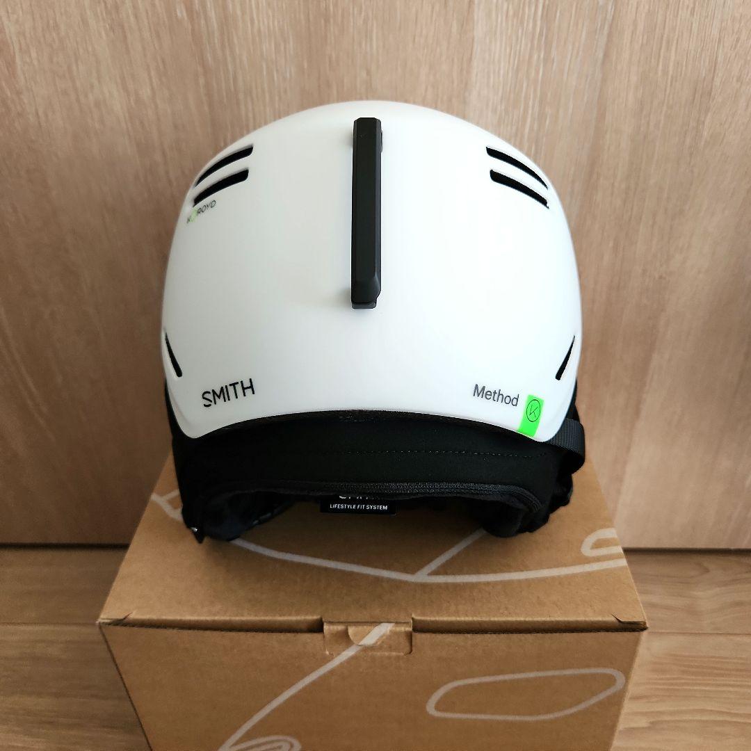 【美品】SMITH Method Mサイズ ASIA FIT 白 ヘルメット