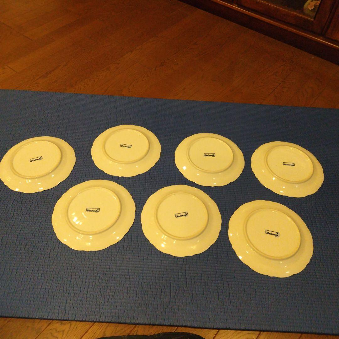 ブルーダニューブ　中皿7枚