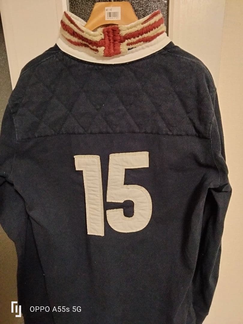 Superdry ラガーシャツ ネイビー サイズ15