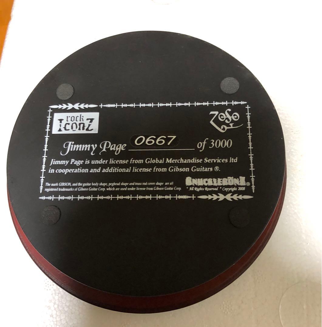 ジミーペイジ フィギュア KnuckleBonz jimmy pageスタチュー