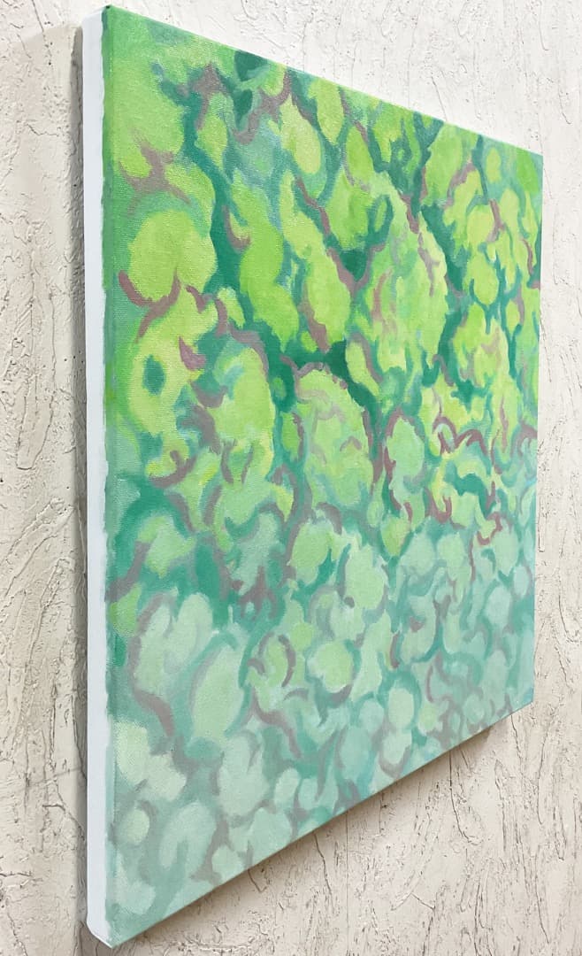 絵画 896 油絵/抽象画風/自然のパターン/雲/S6号