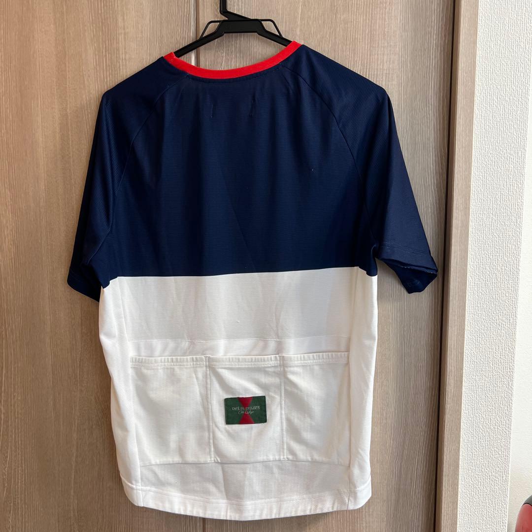 Café du Cycliste バックポケット付きTシャツ　Mサイズ