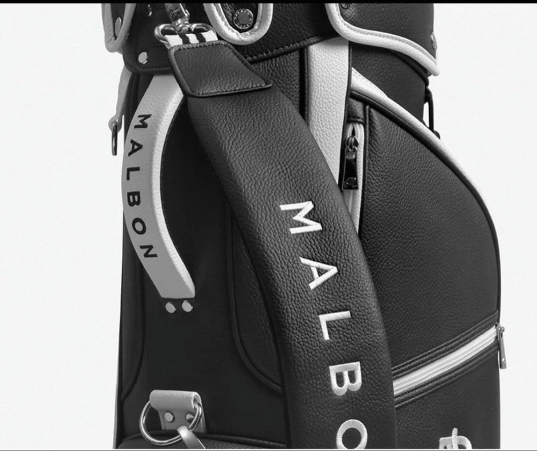新品　キャディーバッグ　黒　マルボンゴルフ MALBON GOLF