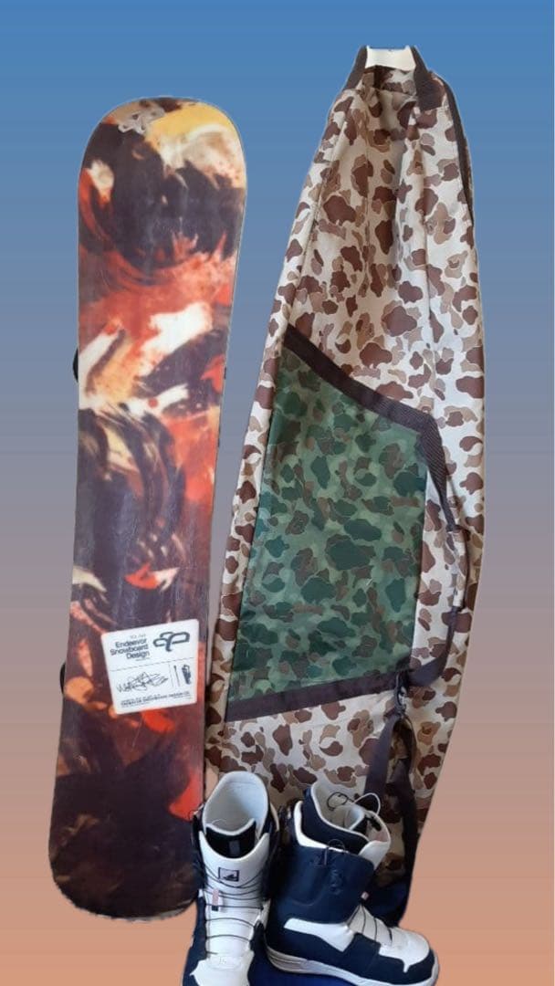 Endeavor スノーボード　Flux ビンディング　Burton ブーツ