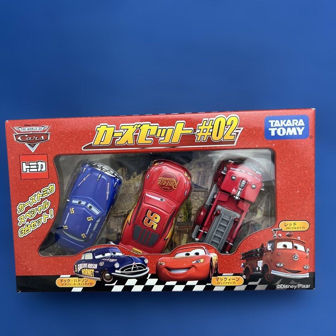 カーズセット#02 マックィーンウインクタイプ　レッド　はにかみタイプなど