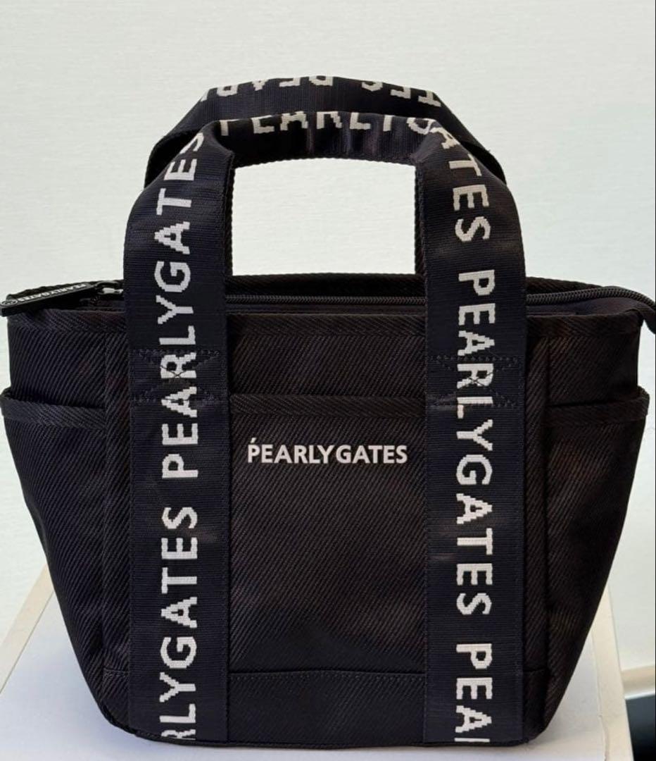 PEARLY GATES ブラックトートバッグ 未使用近く