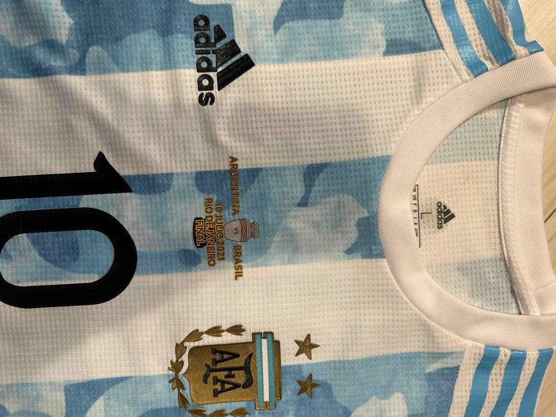 メッシ　コパアメリカ決勝　アルゼンチン代表　ユニフォーム L