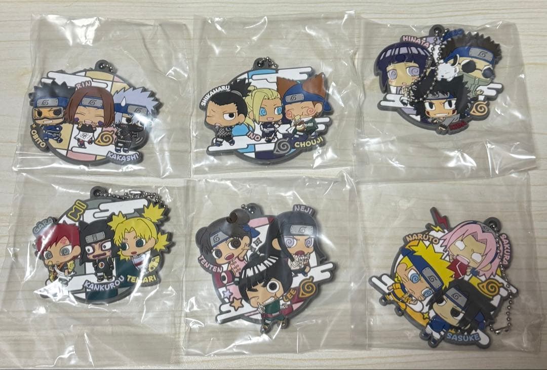 NARUTO スリーマンセル ラバスト コンプ セット