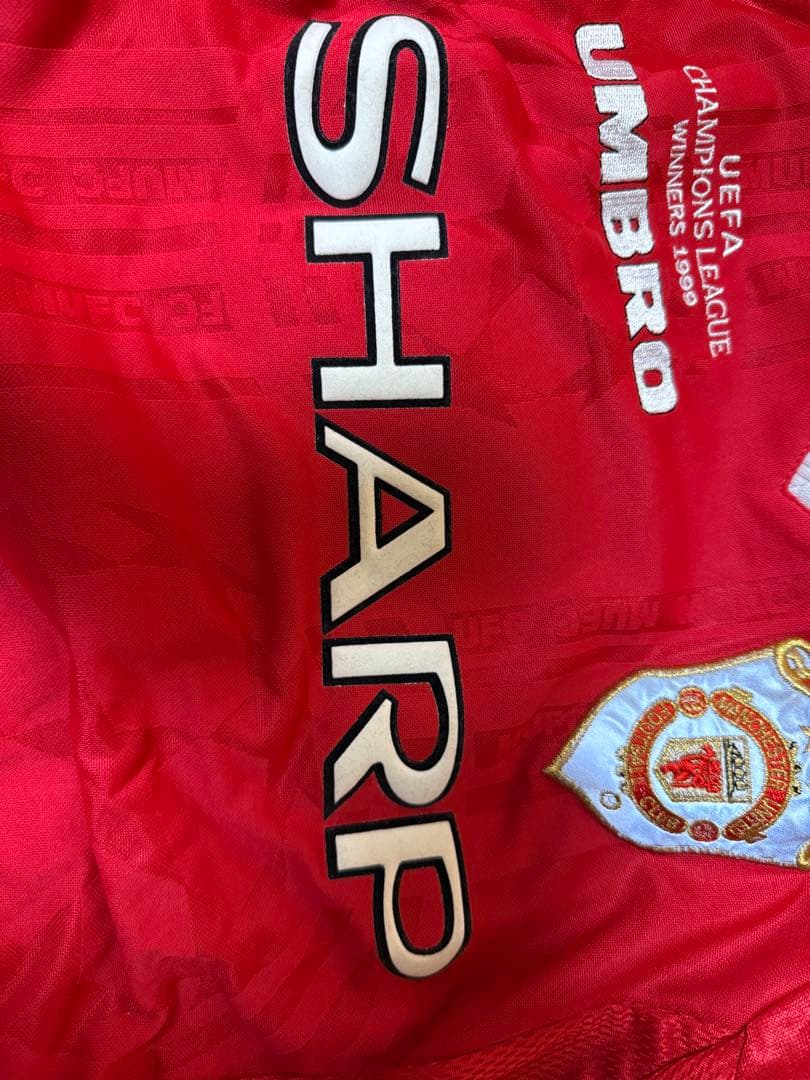 正規品マンチェスターユナイテッド1998/99 UCL