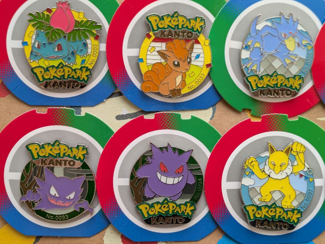 ポケモン　ポケパークカントー　ピンバッジ