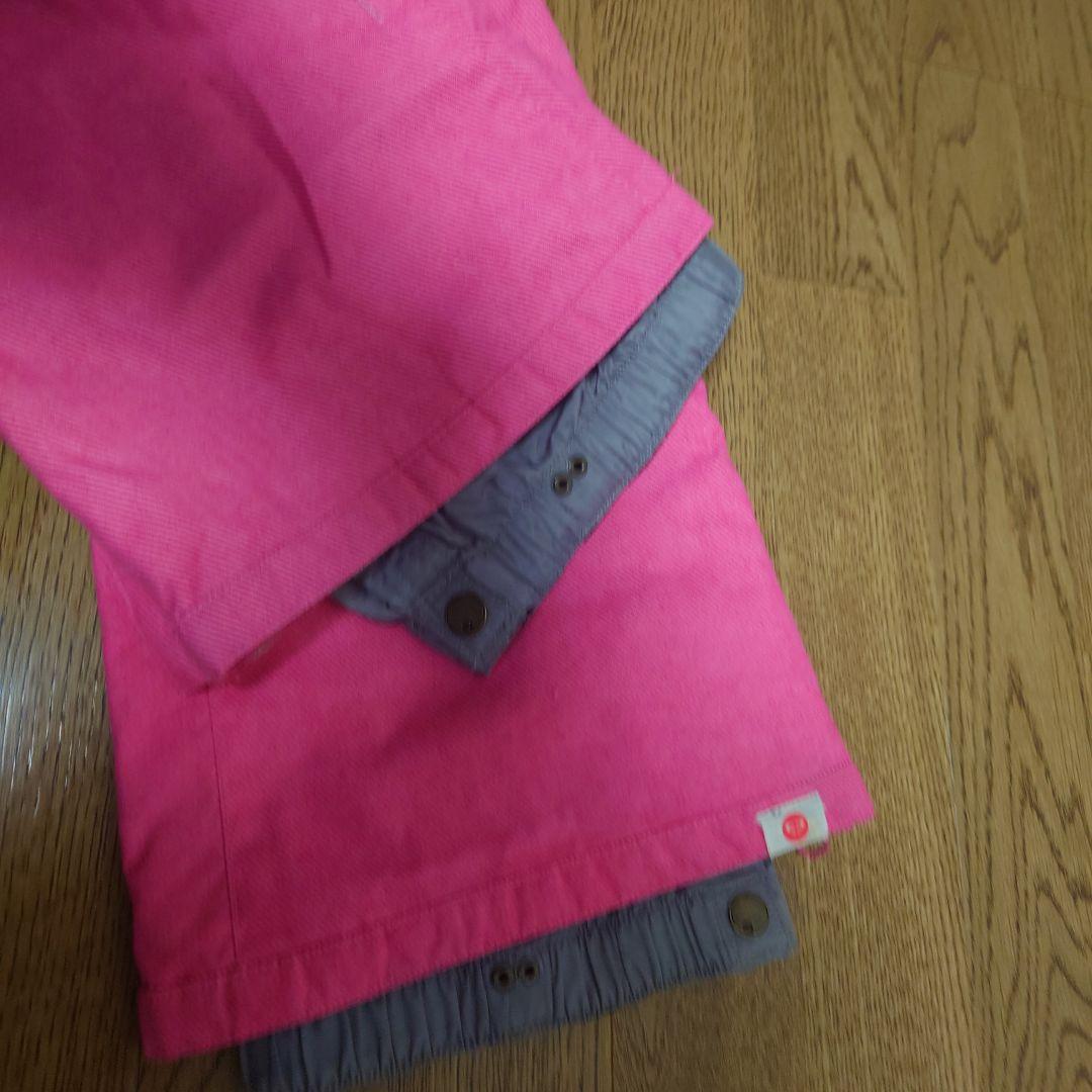 【美品】ROXY　スノボウェア　上下セット　Ｍ　グラデーション　ネイビー　ピンク