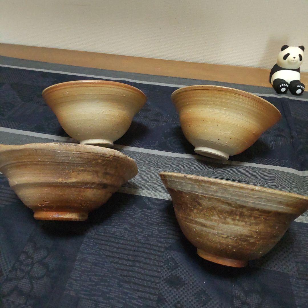 色々 器 4ケ 備前焼 L