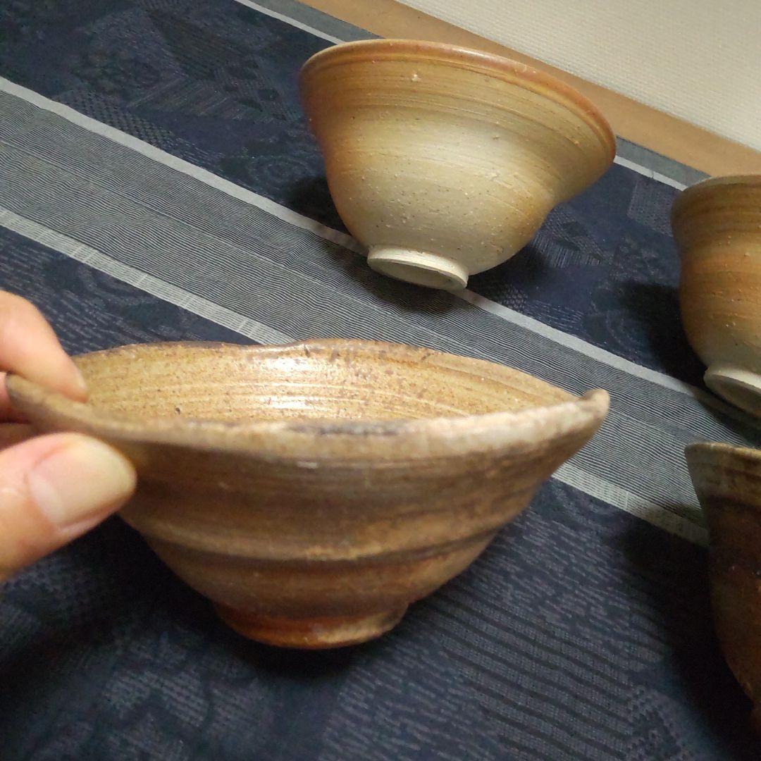 色々 器 4ケ 備前焼 L